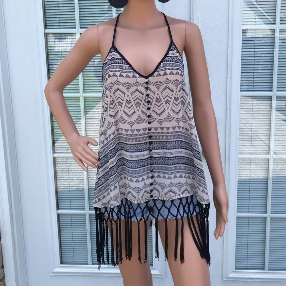 45-Sophie and Kate, black and cream top - Picture 6 of 8